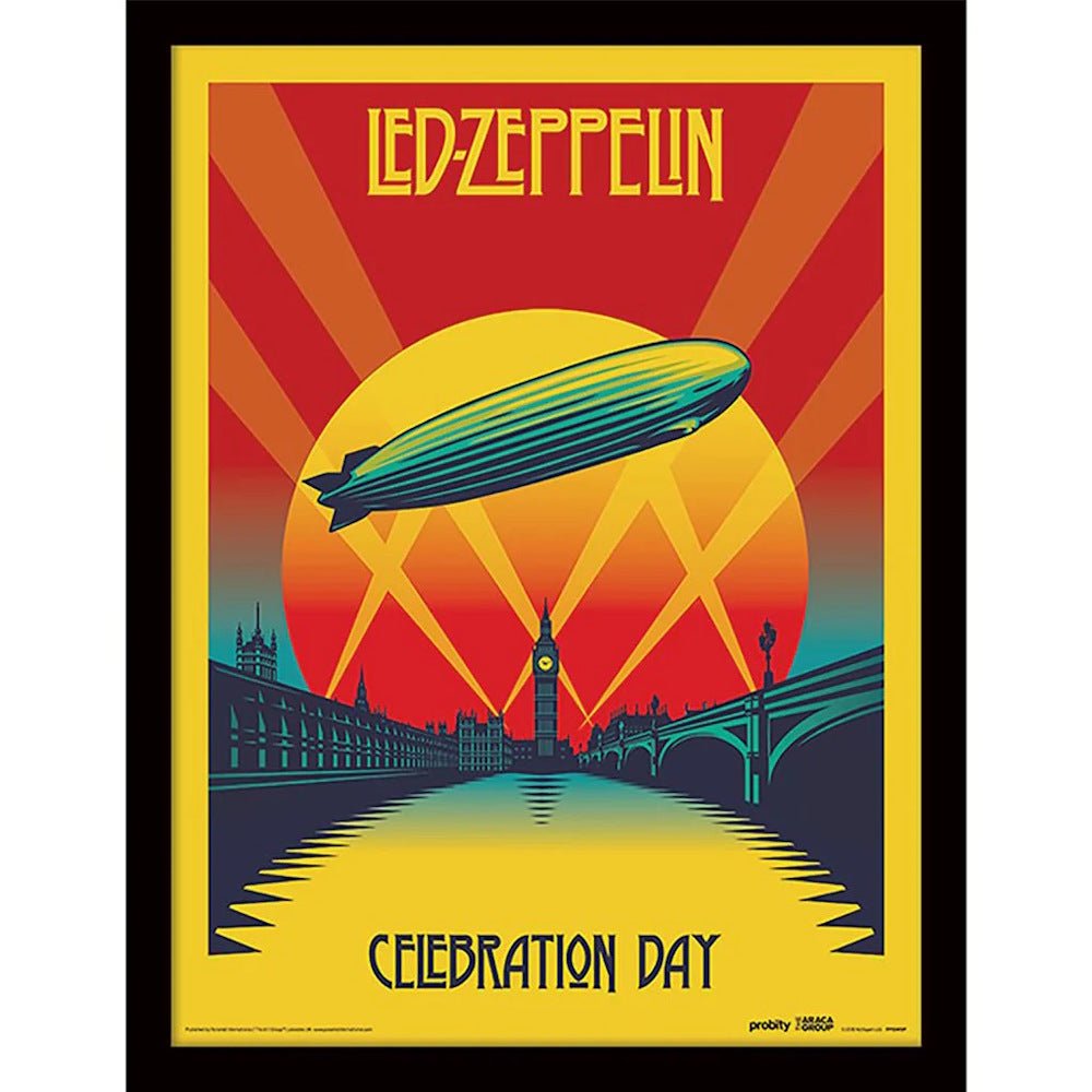 LED ZEPPELIN レッドツェッペリン (公式 映画公開 記念 ) - Celebration Day / インテリア額 - PGS